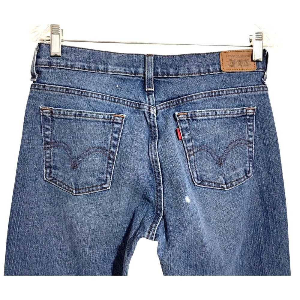 Y2K Levis 515 Bootcut Jeans Womens Size 4 M Medium Wash Denim - Picture 8 of 13